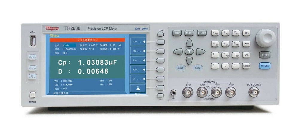 Tonghui TH2638 Precision Capacitance Meter ±0.07% Accuracy 1MHz Frequency