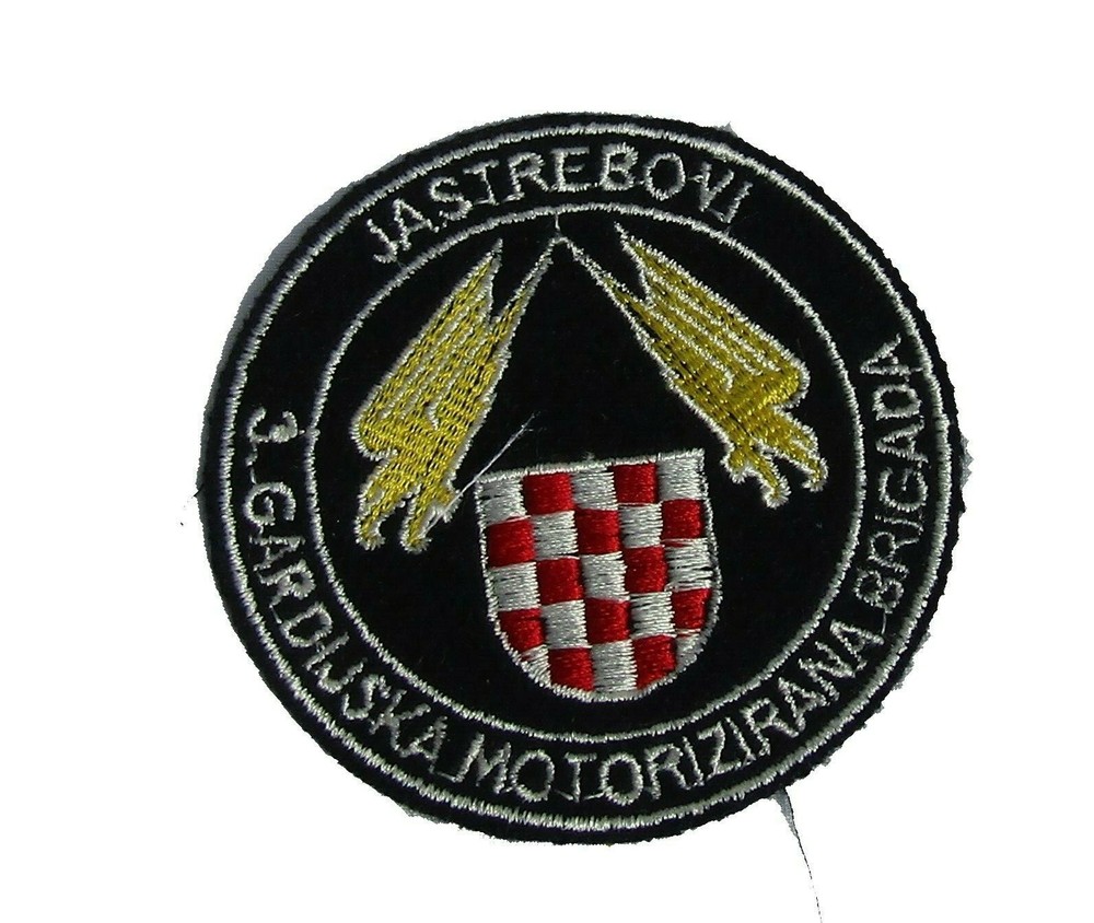Croatian Sleeve Patch HAWKS - 3rd Guards Motorized Brigade.