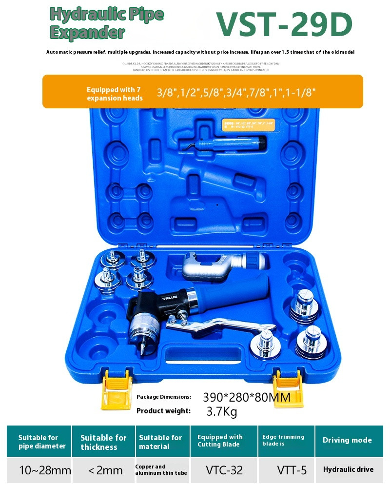 Expander VHE-29D/42D Hydraulic Pipe Expander Pipe Expander Refrigeration Tool