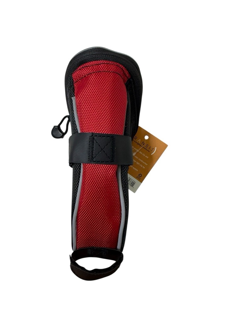 Transit Medium Ultra Wedge Seat Bag Black Red Bicycle Reflective Quick Secure