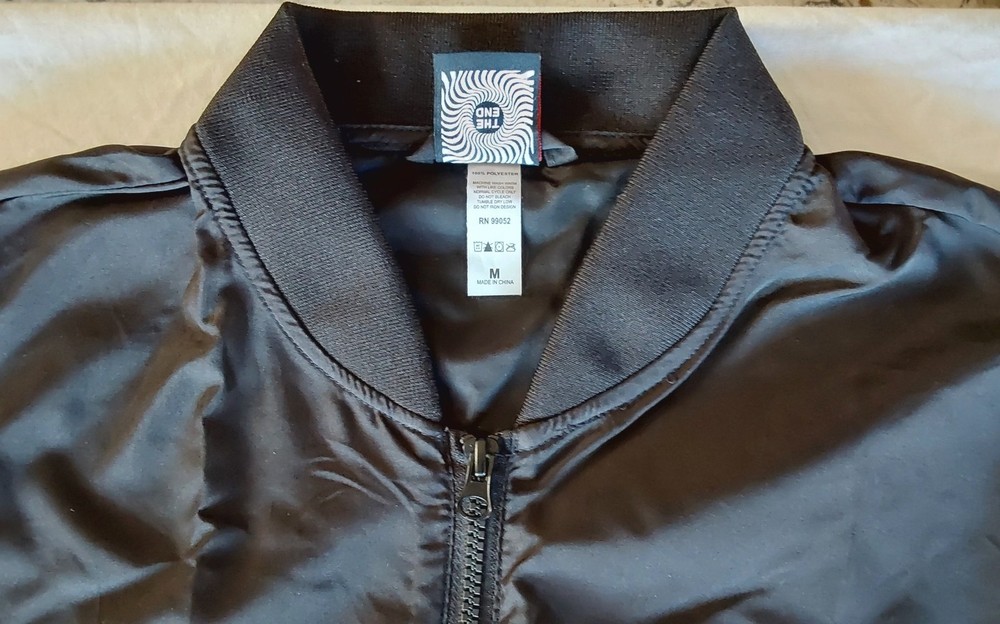 SPITFIRE WHEELS OG CIRCLE PATCH BOMBER JACKET - MEDIUM