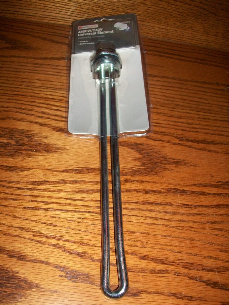 Utilitech Universal Water Heater Element 4500W/240 Volt # 0362344-NIP-Ships FREE