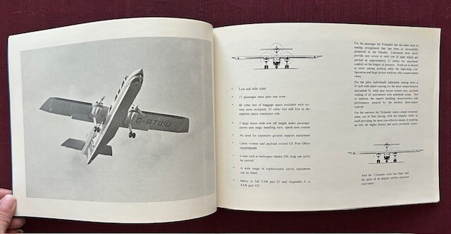 Britten Norman Trislander 1970 Brochure