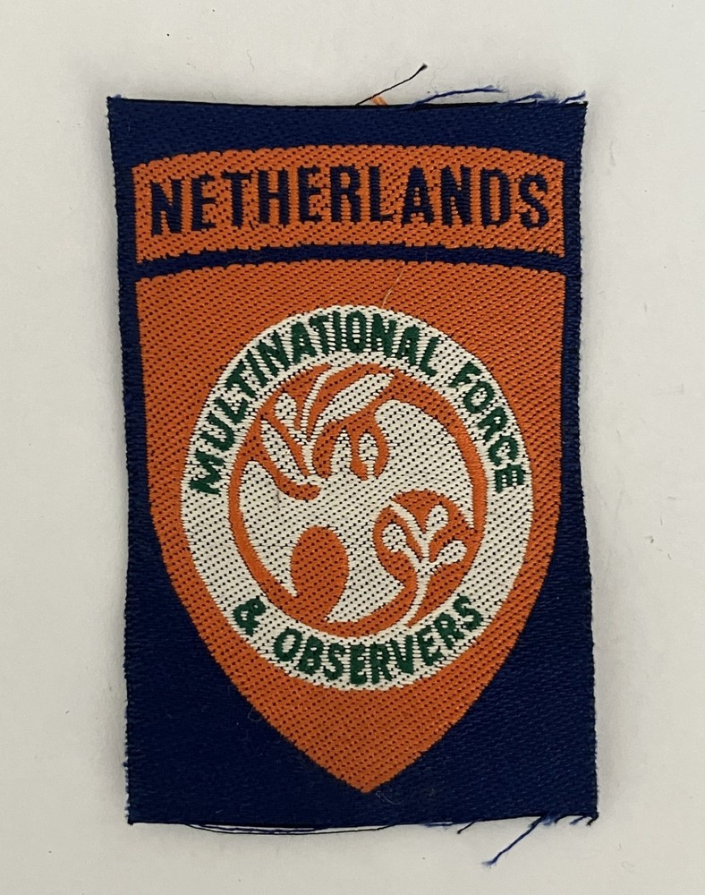 Multinational Force & Observers Netherlands contingent woven patch