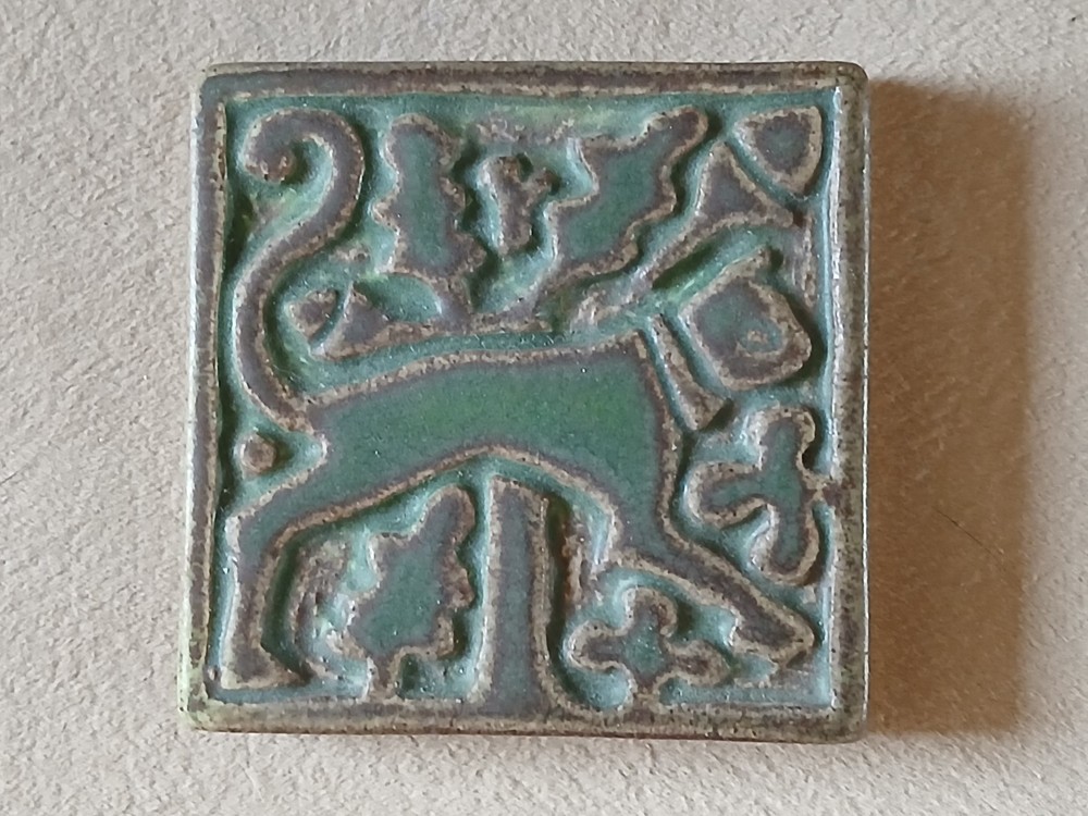 MOTAWI Tileworks Art Tile Cat