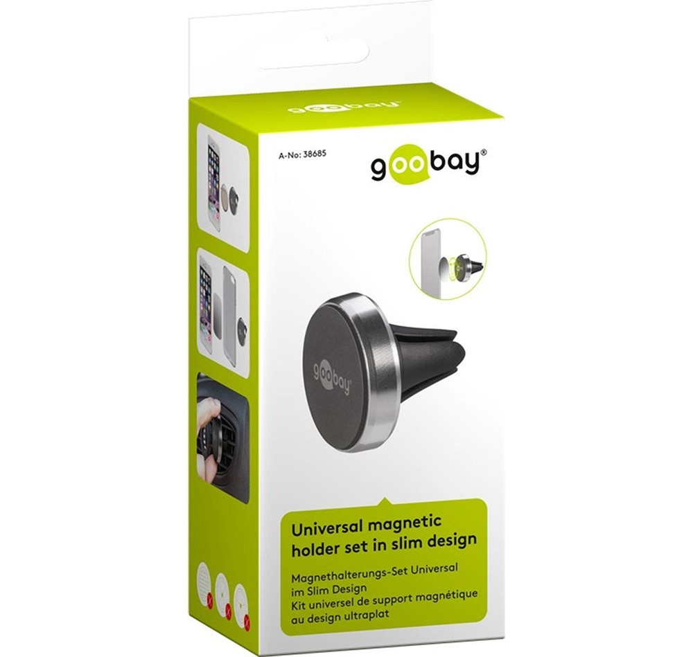 Magnetic holder set universal in slim design