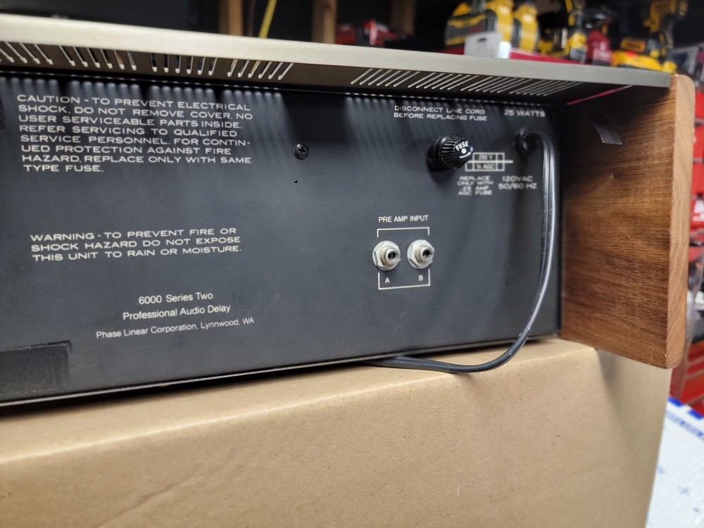Phase Linear Audio Delay Model 6000 Series Two W/ Rack Handles - FULLY SERVICED