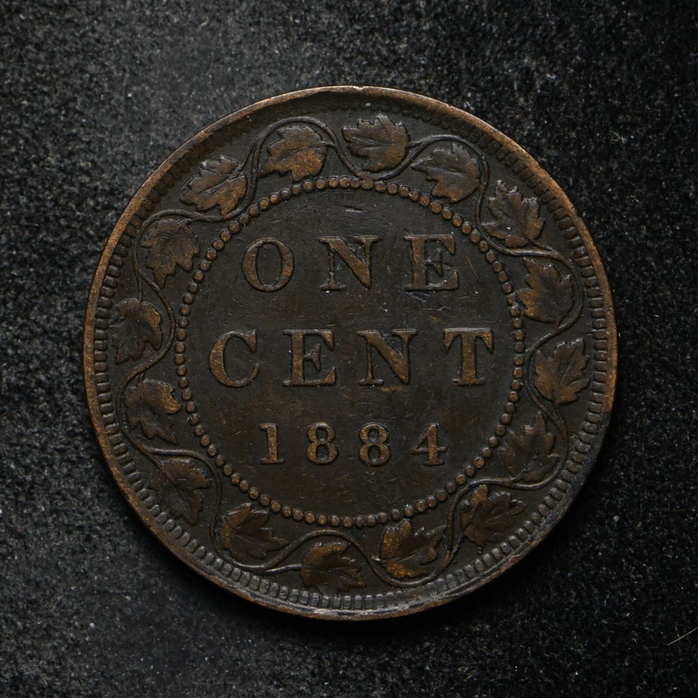1884 Canada Large One Cent (bb14322)