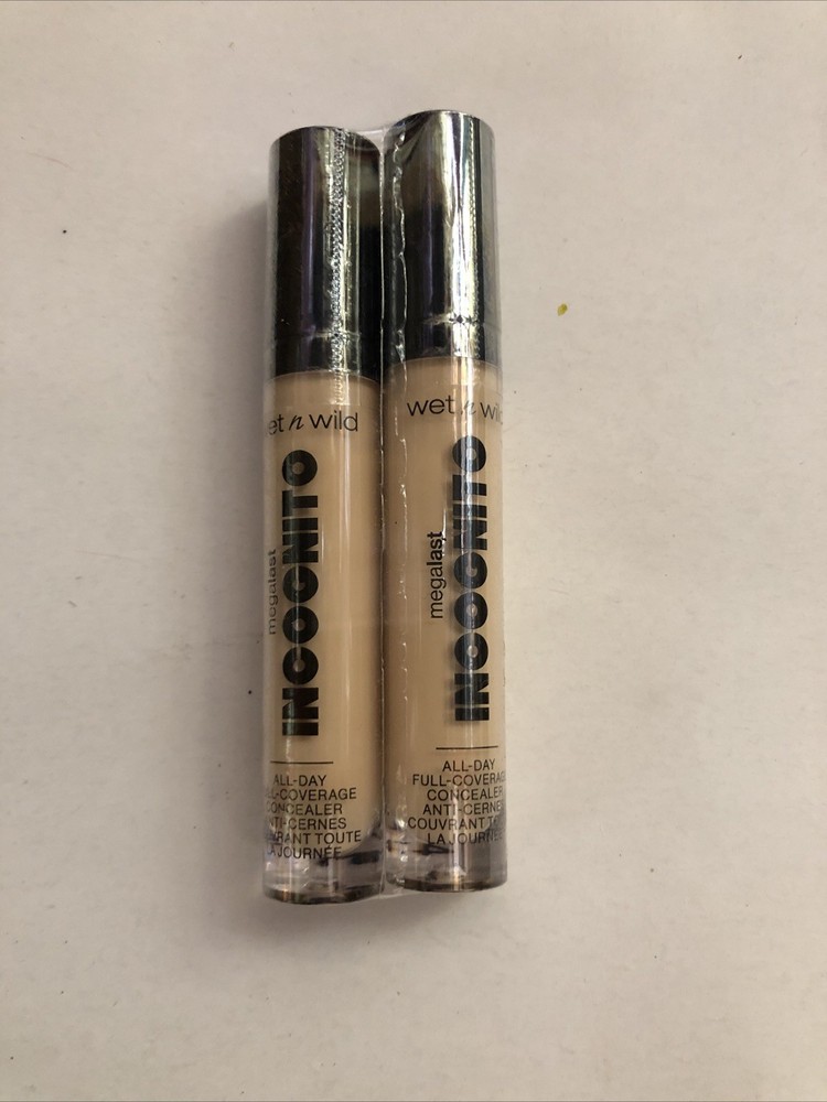 2 Pack Wet N Wild Light Honey Incognito full Coverage Concealer