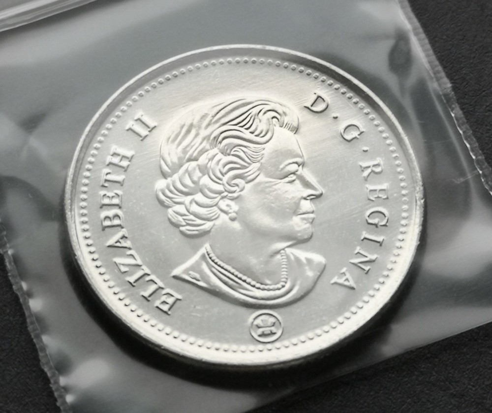 ***CANADA 25 CENTS COLOURED 2020 *** KERMODE BEAR ***