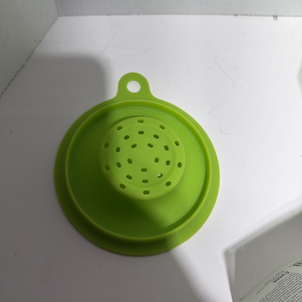 Ecolution Micro-Pop Microwave Popcorn Maker 3 QT Green Glass Silicone