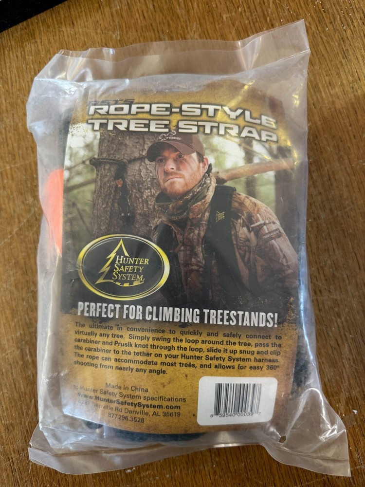 RSTS Rope-Style Tree Strap Hunter Safety System Sealed Package C1