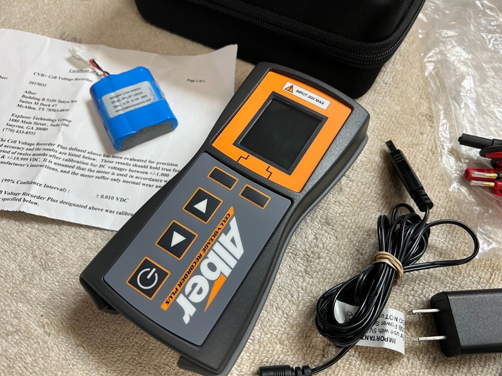 Alber Cell Voltage Recorder Plus - Handheld Cell Voltage Tester CVR+