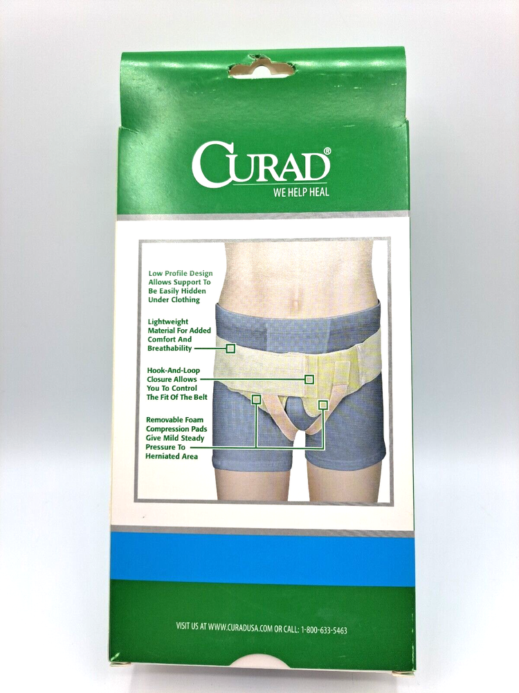 Curad Hernia Belt with Compression Pads Large