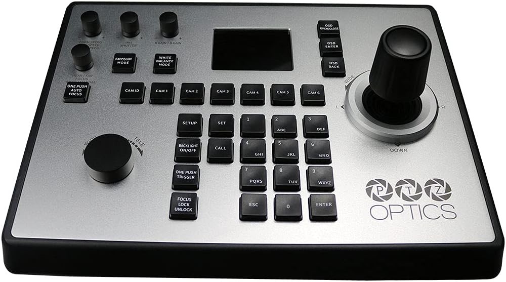PTZOptics 4th Generation IP/Serial Joystick Controller for PTZ Cameras