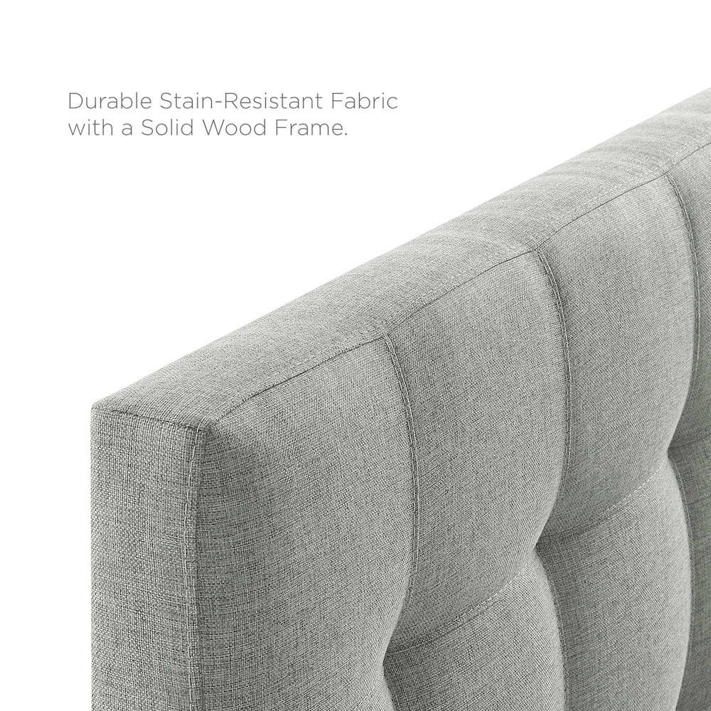 Lily Upholstered Fabric King Headboard