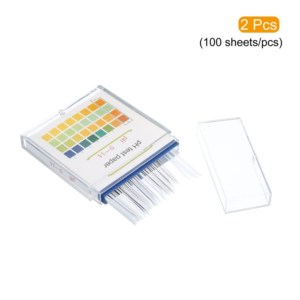 PH Test Strips 0-14.2pcs 100 Indicator Maps Sunflower Tester