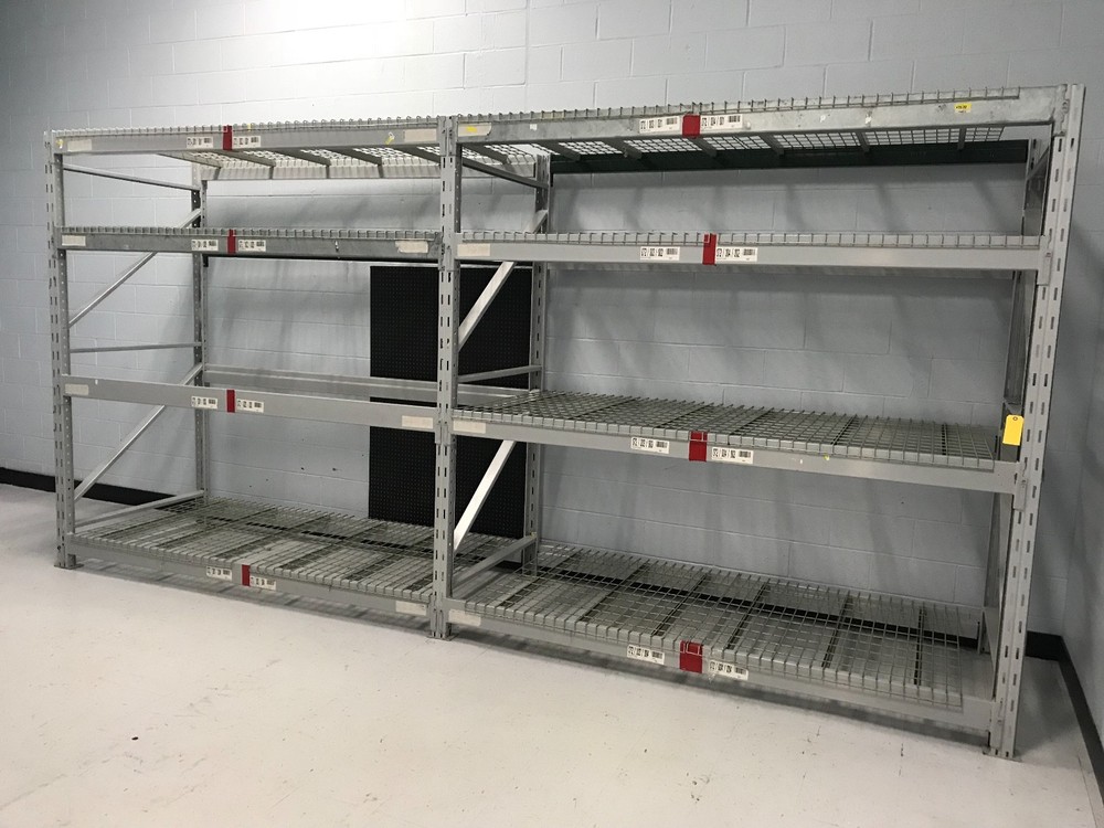 2 Sections Heavy Duty Pallet Racking, 44"W x 84”