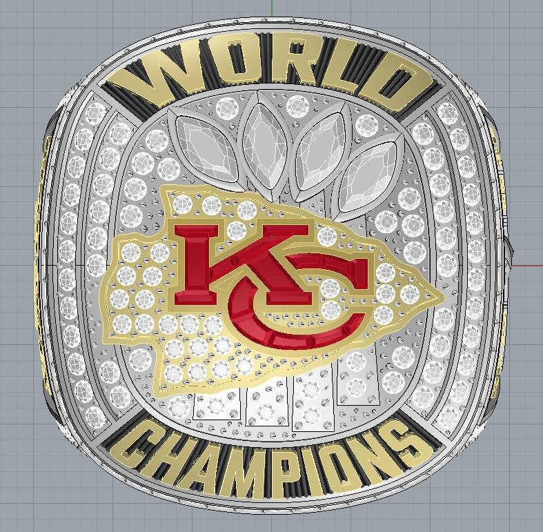 KC Chiefs 2024 Super Bowl Ring Patrick Mahomes US Distributor