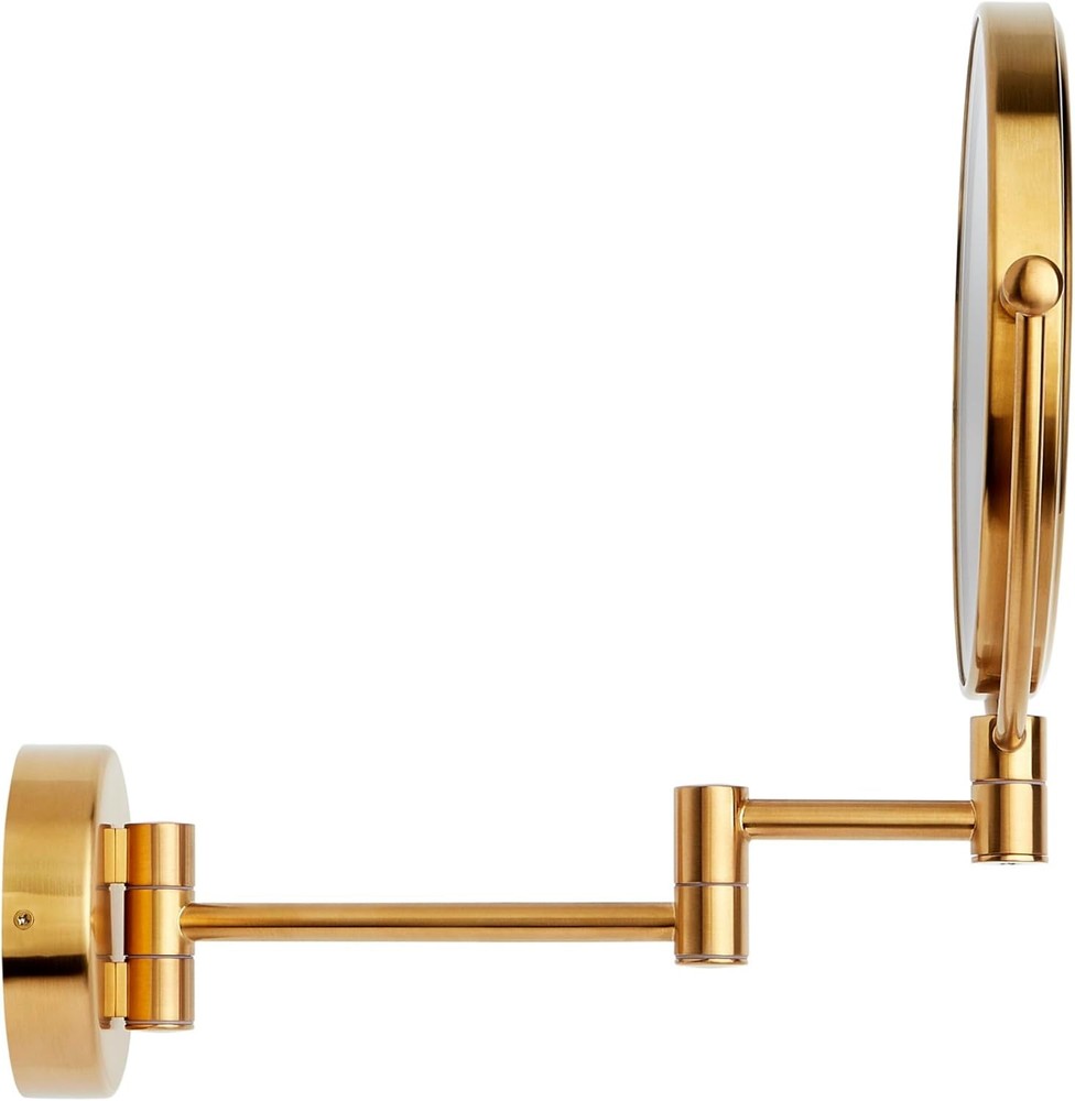 Signature Hardware SH662008BG Harbin Magnifying Double-Sided Wall-Mount Lighted