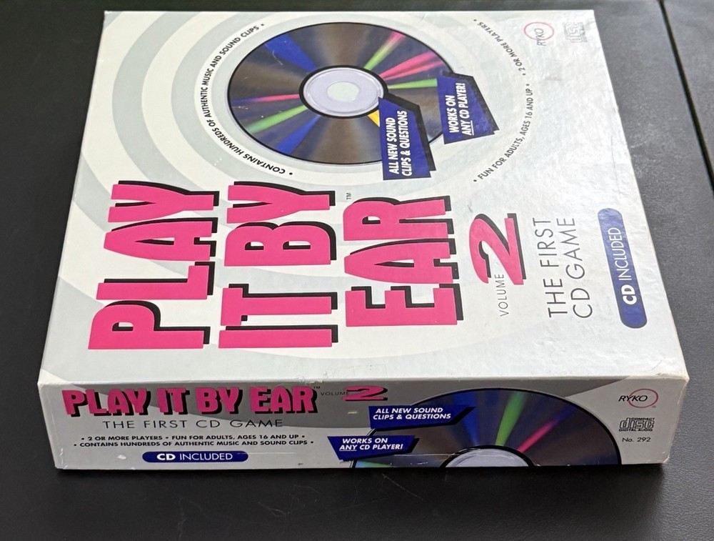 Play It By Ear Volume 2 CD Game Complete Ryko 1992 Untested