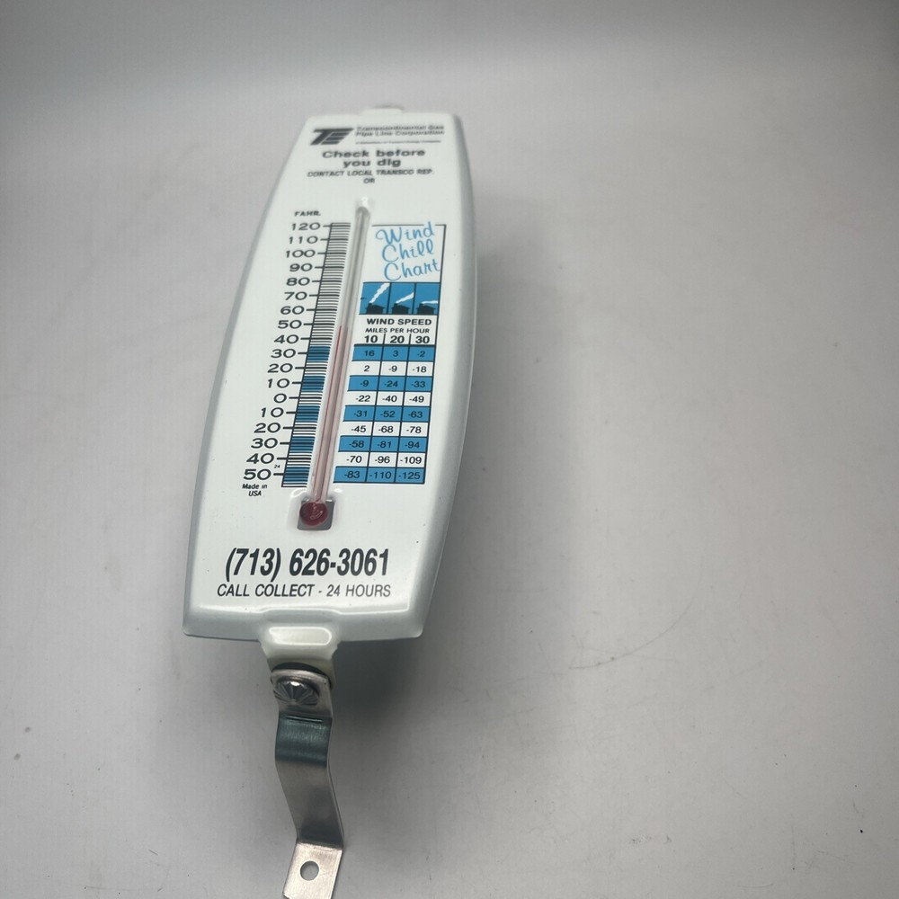 VTG Check Before You Dig advertising thermometer