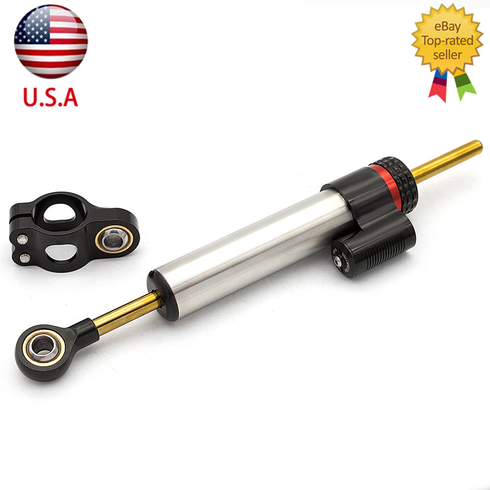 For Ducati Monster 696 CNC Steering Damper & Bracket Mount Kit Holder Support
