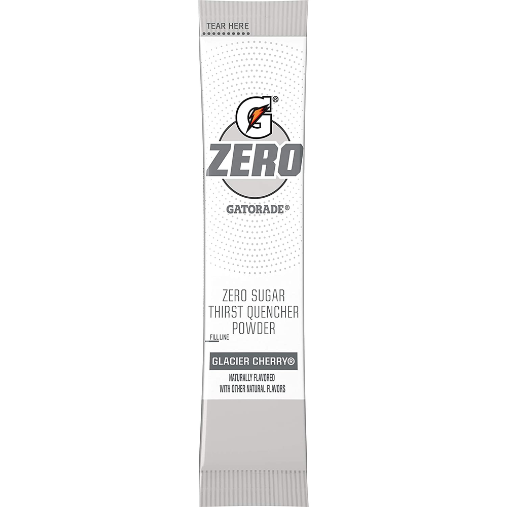Gatorade G Zero Powder, Fruit Punch, 0.10oz Packets (120 Pack)
