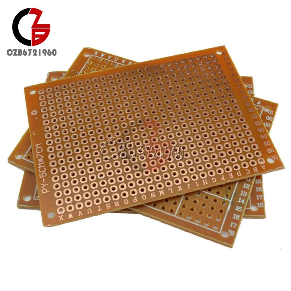 100Pcs 5 x 7 cm DIY Prototype Paper PCB Universal Board New