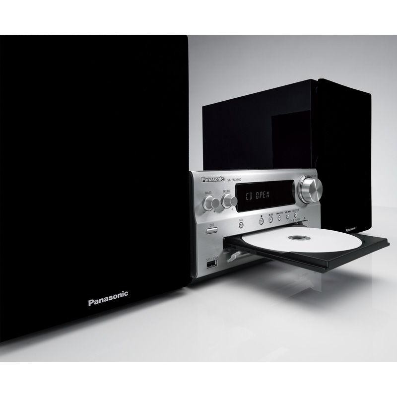 Panasonic SC-PMX900-S CD Stereo System Bluetooth High Resolution USB-DAC Silver