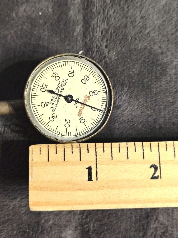 Vintage Starrett Dial Indicator (Missing Lens Cover See Description)