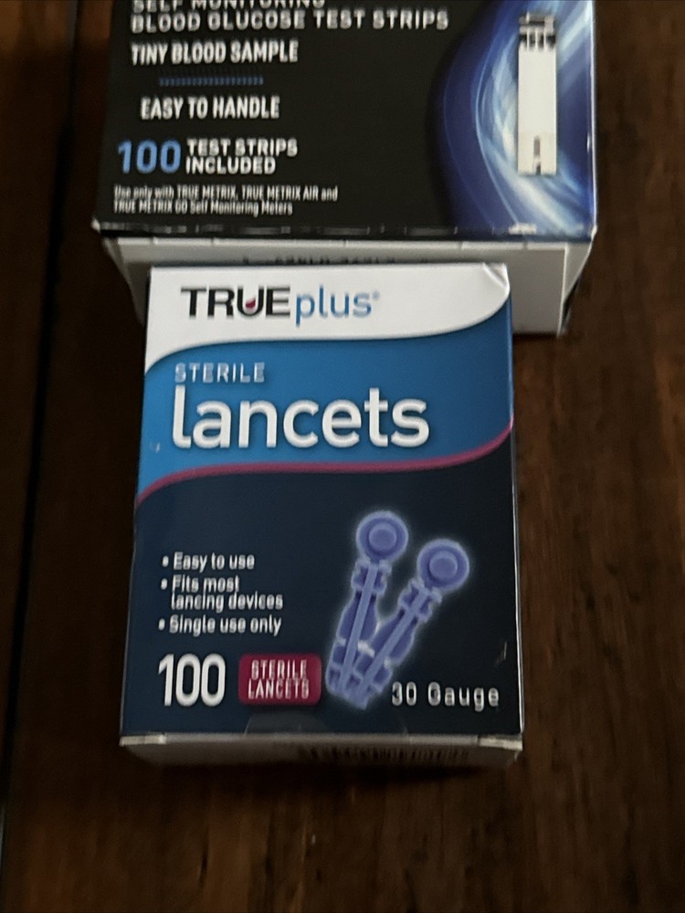 True Metrix Blood Glucose Test Strips 100ct (100 Test Strips) Exp READ