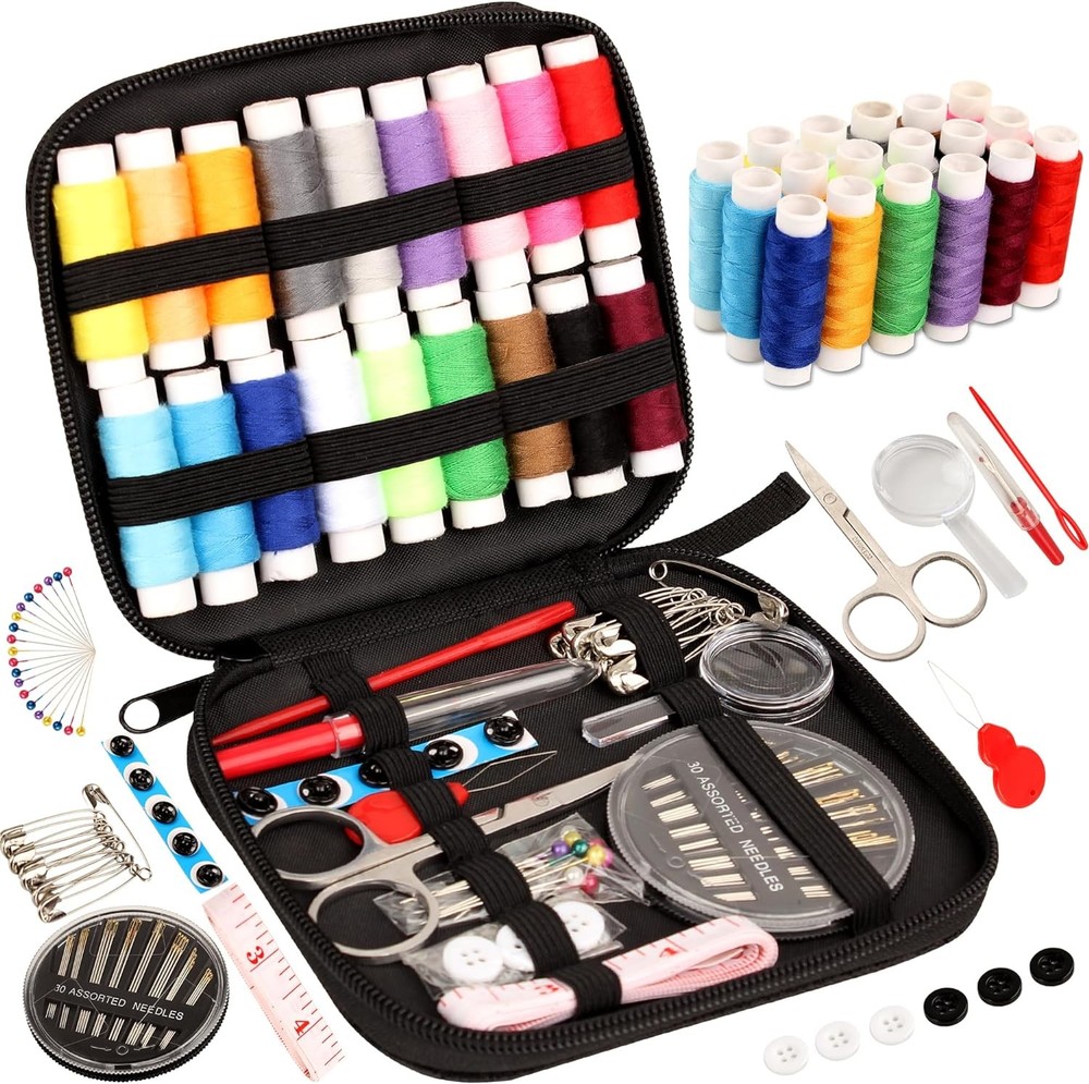 Sewing Kit Basic,Marcoon Needle and Thread Kit with Sewing Supplies and Accessor