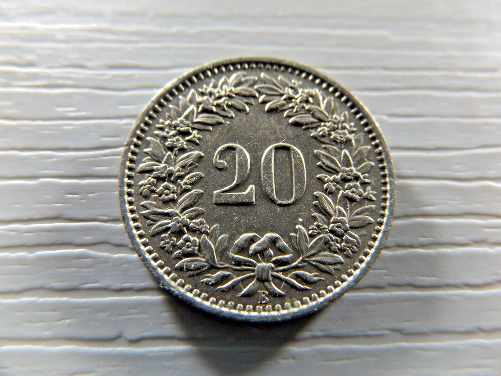 Switzerland 1958 20 Rappen