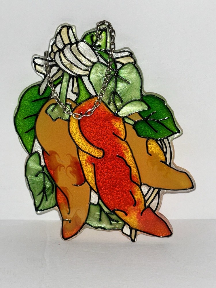 Stained Glass Pepper Sun Catcher
