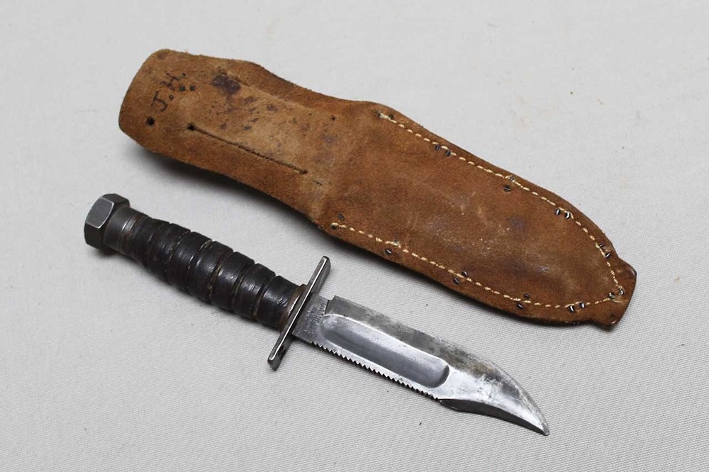 US Jet Pilot Knife Camillus NY Marked Blade . DWU1078