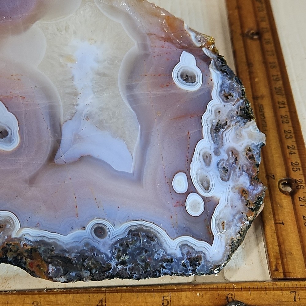 Moroccan Agate , beautiful color and pattern. 2LBS 7.6OZ.