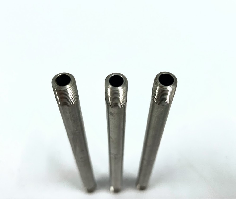 Merrit 6004-600, 316/316L, Stainless Threaded Pipe, 3 Pack