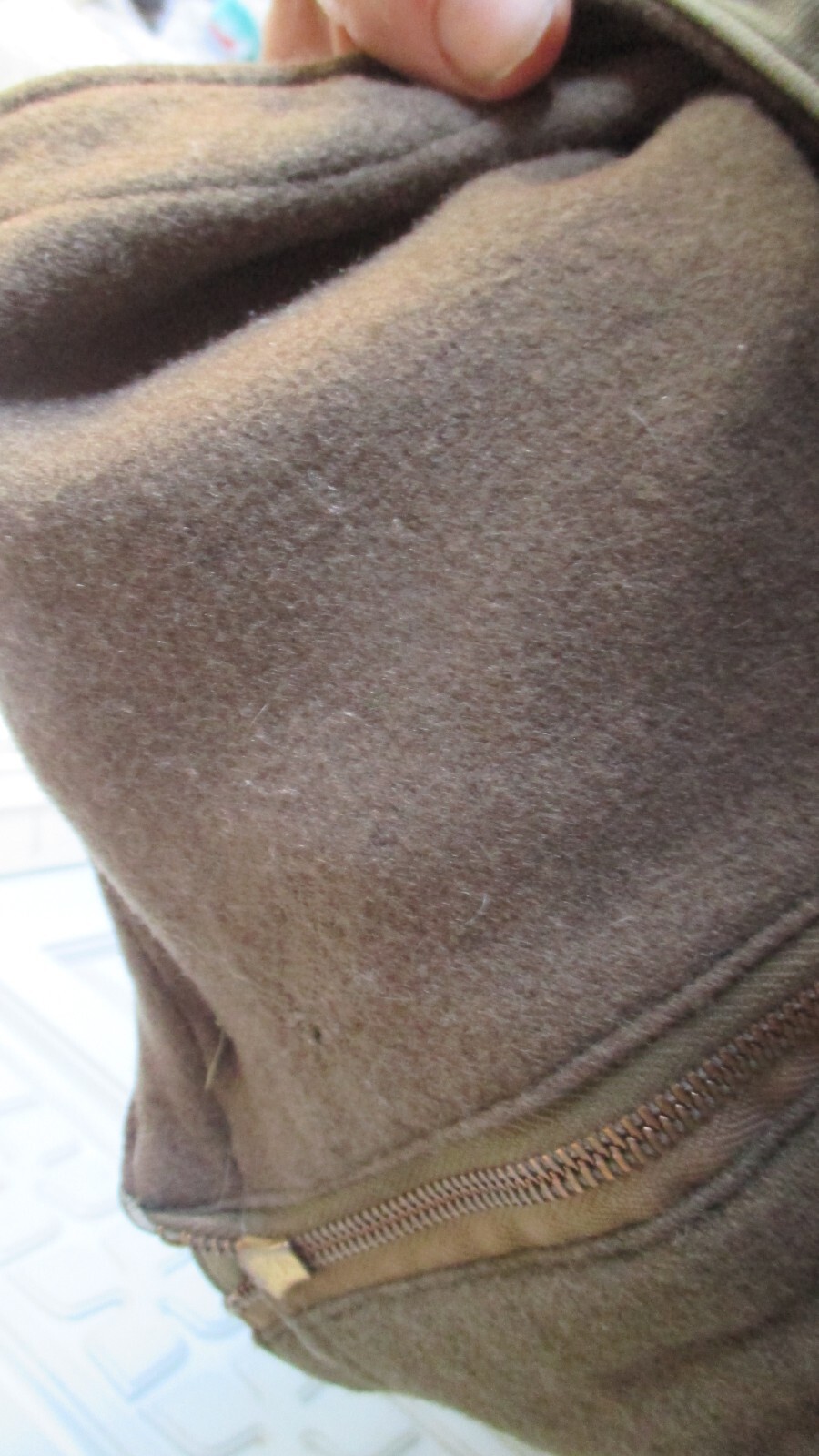 VTG US Navy Men's Wool Lined Deck Bib Overalls Green Size Large-51853