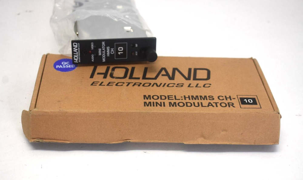 Holland Electronics Mini Modulator HMMS CH-10 Single Channel New
