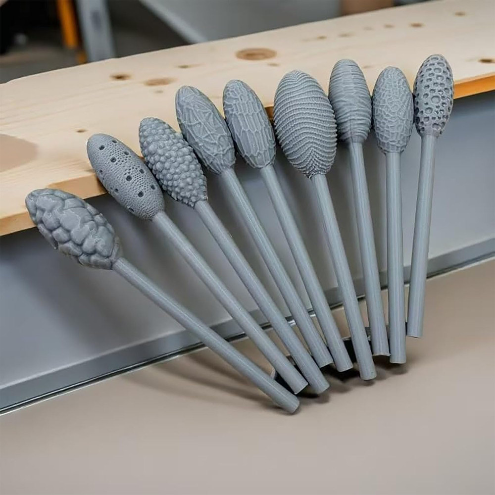 Clay Texture Roller for Art Projects,5/9/18Pcs Modeling Pattern Rollers Kit, Sin