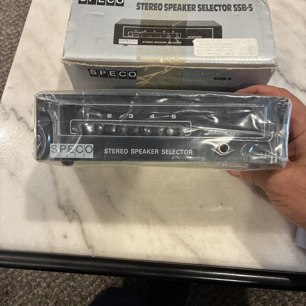 SPECO SSB-5 STEREO SPEAKER SELECTOR