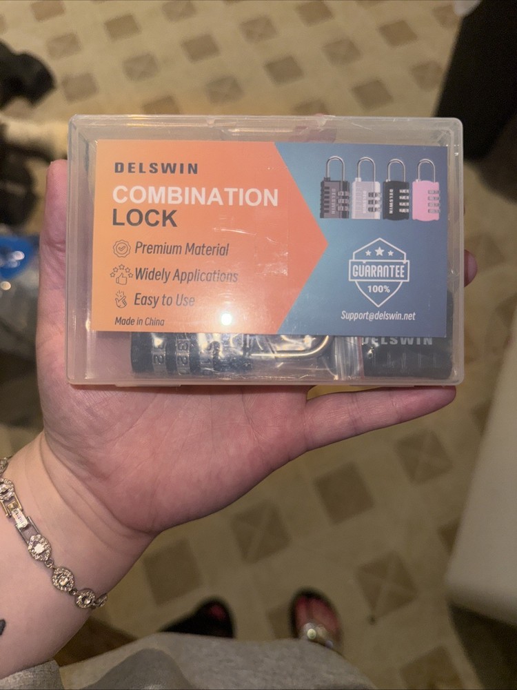 Delswin  Combination Lock 3pck