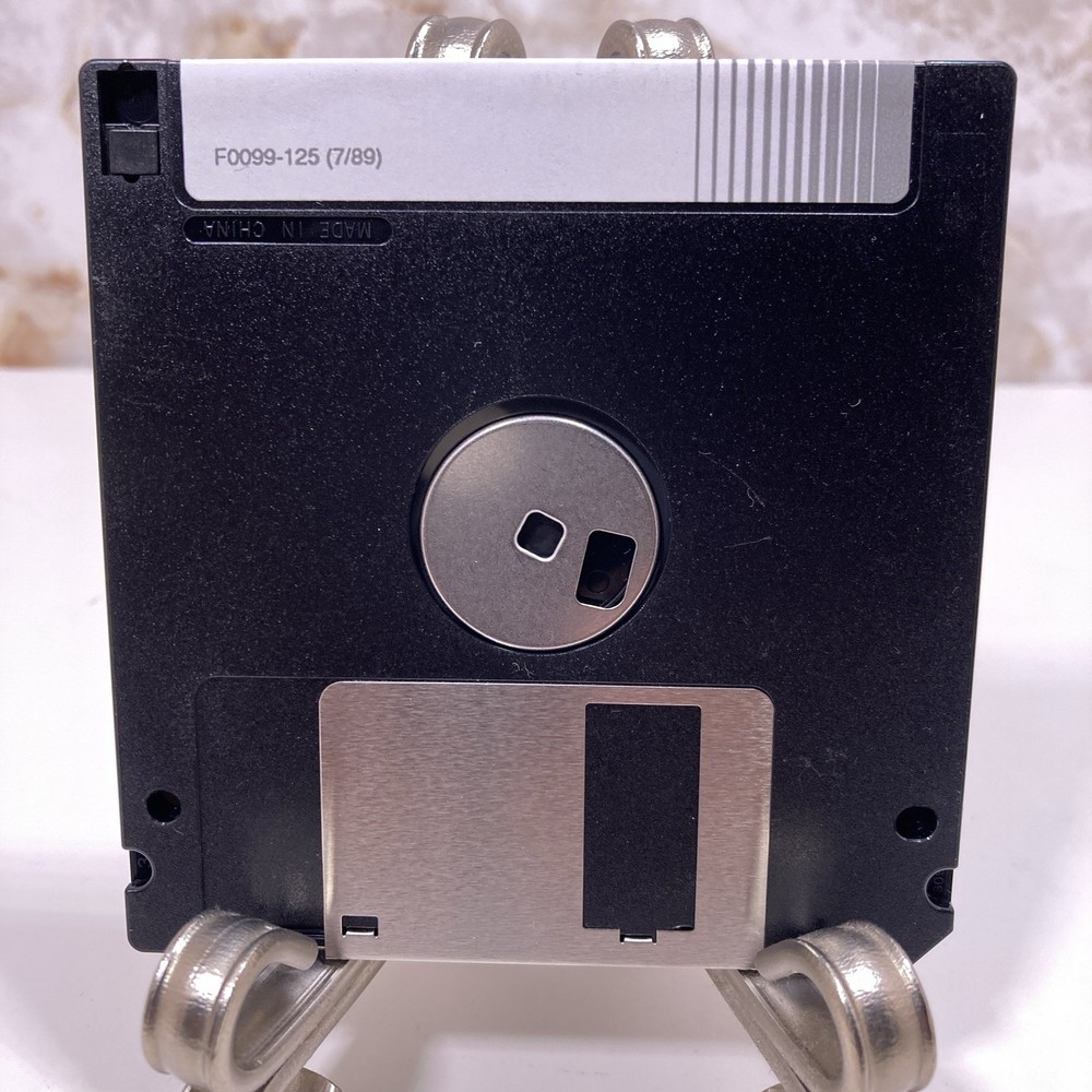 Vintage CalComp Digitizer Software 3.5" Floppy Disc for Apple Mac OS