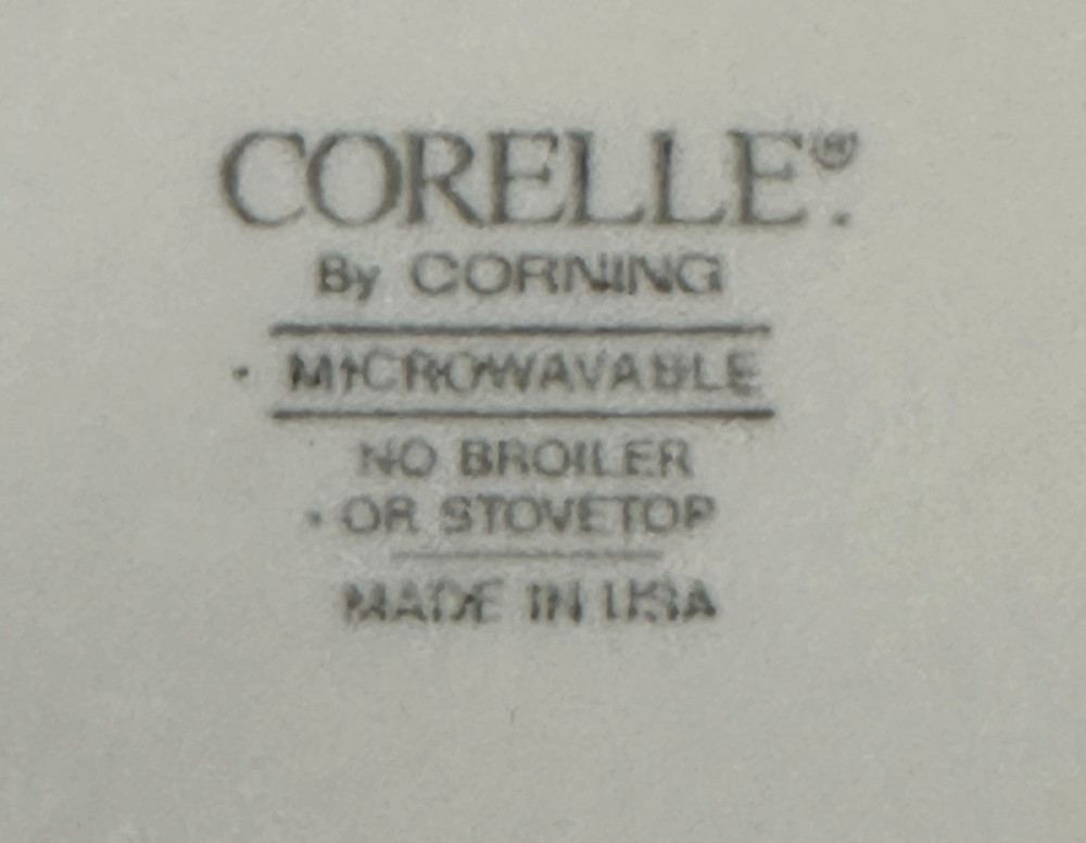 Corelle Corning Rosemarie 3 Pc. Place Setting Dinner & Bread Plate & Cereal Bowl