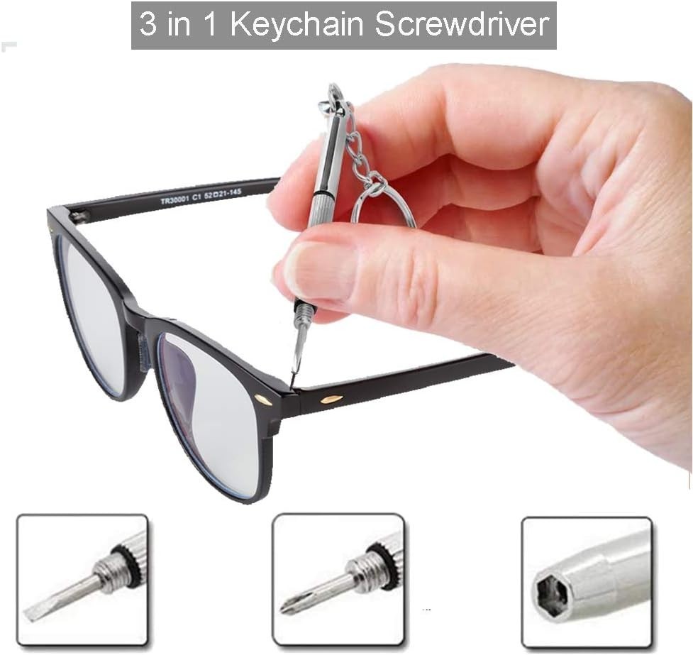 Precision Screwdriver Set for Eyeglasses and Electronics - Compact and Durable