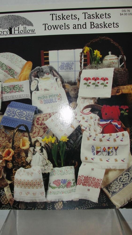 HICKORY HOLLOW TISKET, TASKETS TOWELS & BASKETS PATTERN FLYER / BOOK