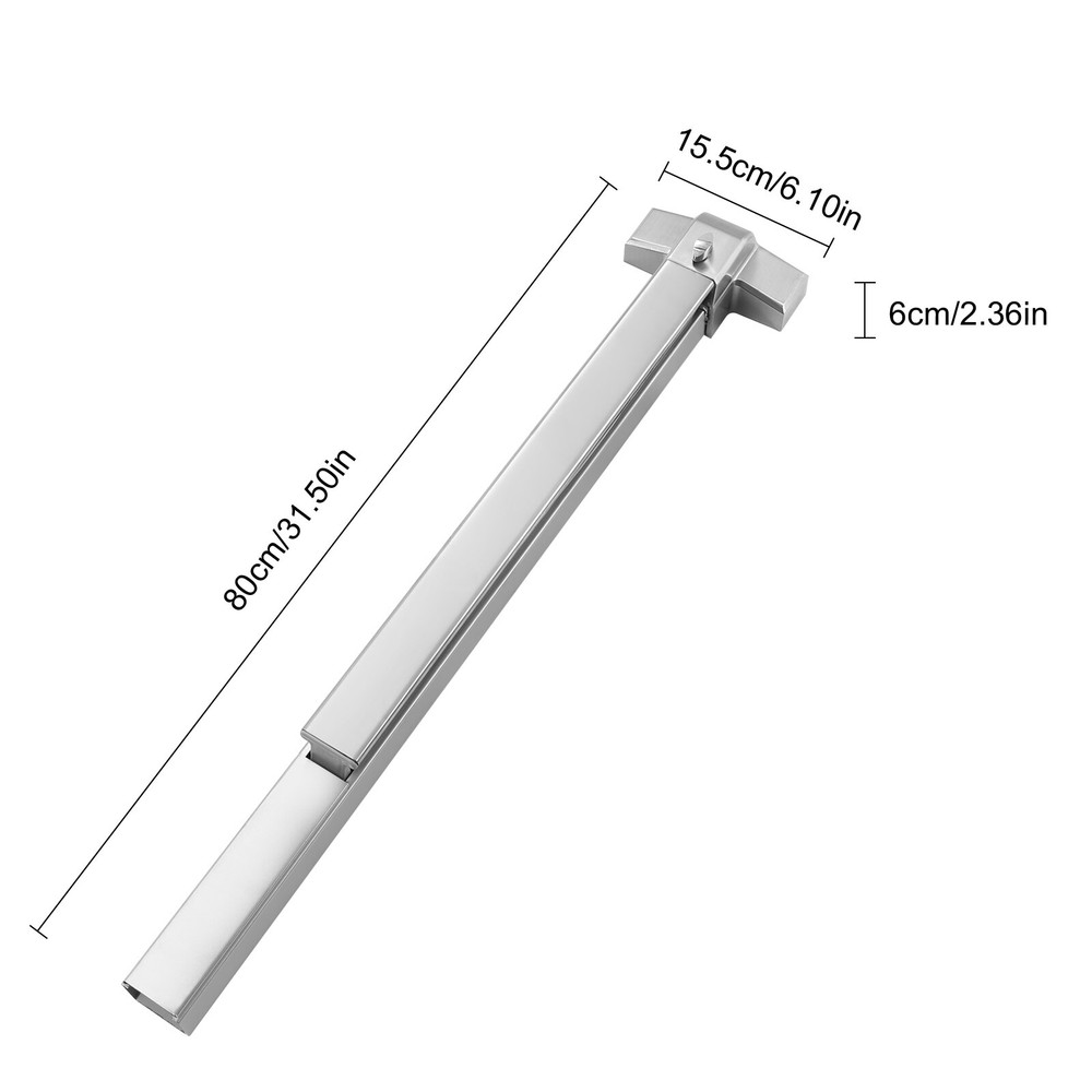 Panic Exit Device Emergency Lock Hardware Latches Door Push Bar Heavy Duty 31"