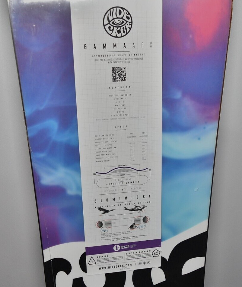 Nidecker Gamma APX 157cm Snowboard