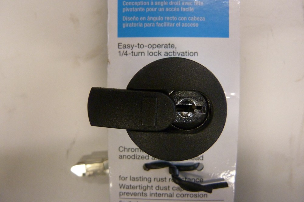 CURT Adjustable Right Angle Coupler Lock 23503 1/4" Pin 1" to 3" Span